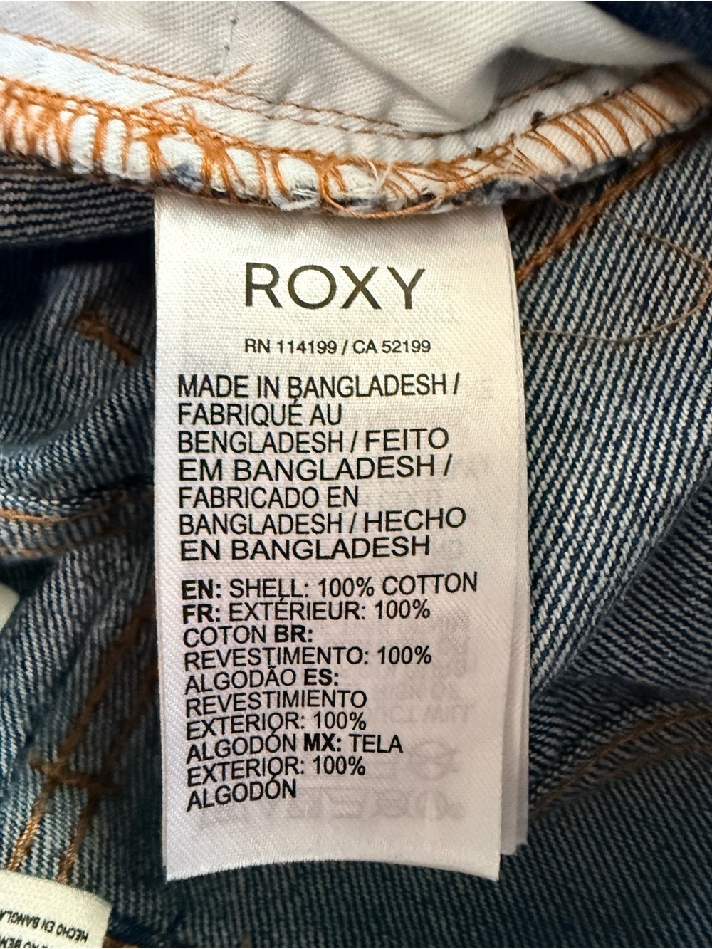 Roxy Flare Cropped Wide Leg Jeans Size 27 Medium Wash High Rise Denim - Picture 13 of 13